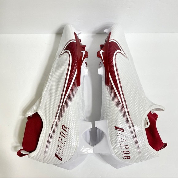 Nike Vapor Edge Pro 360 Football Cleats Men’s Size 14 White Red CV6345-105 - Picture 4 of 7